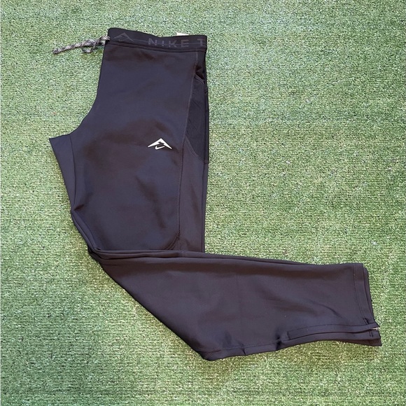 Nike Trail Lunar Ray Winterized Running Tights Black Men's Size XL FB8599-010 - Picture 1 of 6